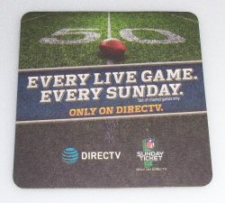 Direct TV NFL Coaster