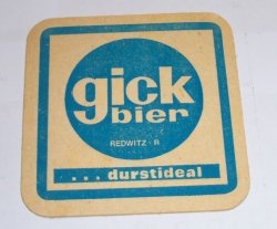 Gick Bier Coaster