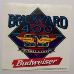 Budweiser Beer NASCAR Sticker