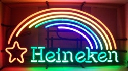 Heineken Beer Gay Pride Neon Sign [object object] My Beer Sign Collection &#8211; Not for sale but can be bought&#8230; heinekengaypride