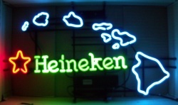 Heineken Beer Hawaii Neon Sign [object object] My Beer Sign Collection &#8211; Not for sale but can be bought&#8230; heinekenhawaii