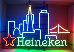 Heineken Beer San Francisco Neon Sign [object object] My Beer Sign Collection &#8211; Not for sale but can be bought&#8230; heinekensanfran