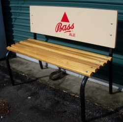 Bass Ale Park Bench