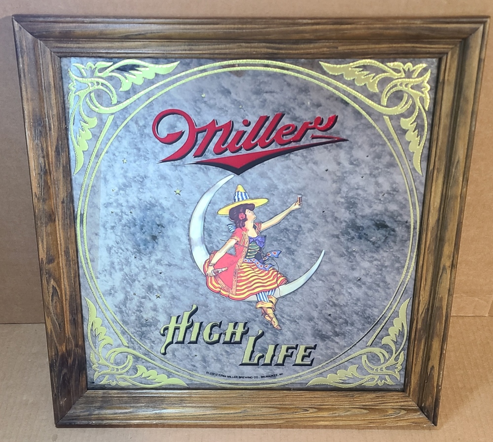Miller High Life Beer Mirror