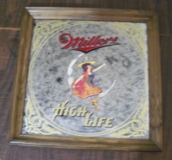 Miller High Life Beer Mirror
