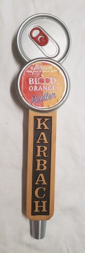 Karbach Blood Orange Radler Beer Tap Handle
