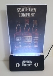 Southern Comfort Whiskey LED Table Tent