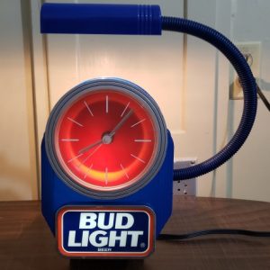 Bud Light Beer Register Clock