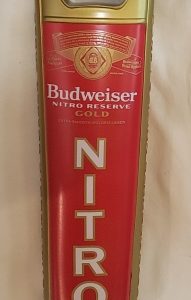 Budweiser Nitro Gold Beer Tap Handle