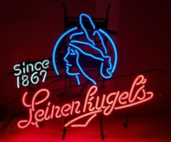Leinenkugels Beer Neon Sign [object object] My Beer Sign Collection &#8211; Not for sale but can be bought&#8230; leinenkugelsindianprincess2014 e1711879071215