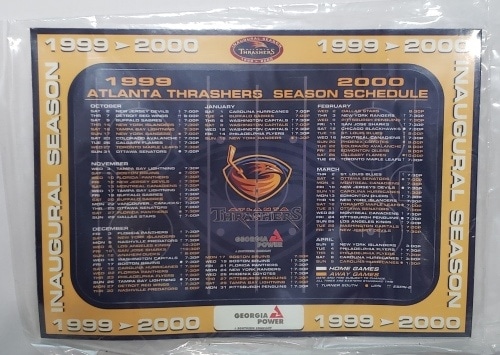 Atlanta Thrashers Hockey Schedule Magnet