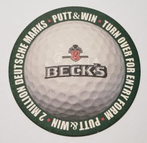 Becks Beer Golf Coaster becks beer golf coaster Becks Beer Golf Coaster becksgolfcoaster 300x292
