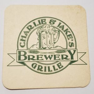 Charlie Jakes Brewery Grille Coaster