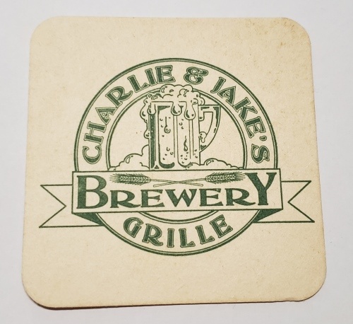 Charlie Jakes Brewery Grille Coaster