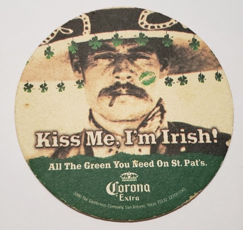 Corona Extra Beer Irish Coaster