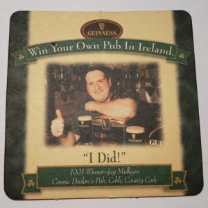 Guinness Stout Pub Winner Coaster