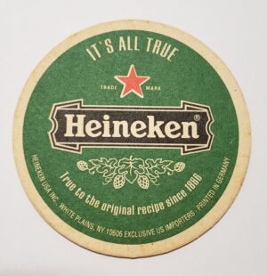 Heineken Beer Coaster