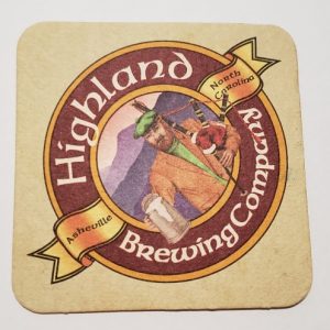 Highland Brewing Company Coaster
