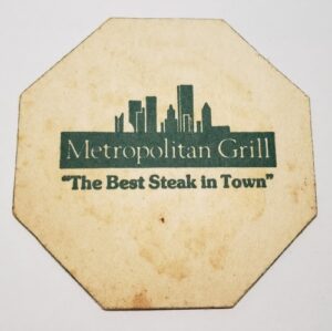 Metropolitan Grill Coaster