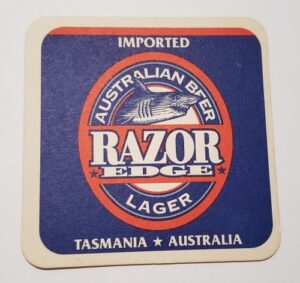 Razor Edge Lager Coaster