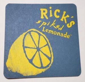 Ricks Spiked Lemonade Coaster