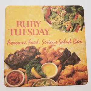 Ruby Tuesday Restaurant Coaster