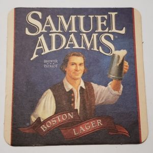 Samuel Adams Beer Coaster