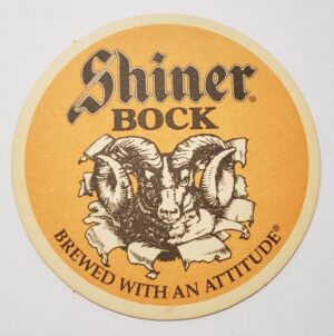 Shiner Bock Beer Coaster