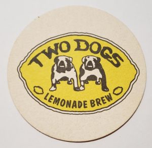 Two Dogs Lemonade Brew Coaster two dogs lemonade brew coaster Two Dogs Lemonade Brew Coaster twodogslemonadebrewcoaster 300x292