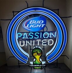 Bud Light Beer Soccer Neon Sign [object object] My Beer Sign Collection &#8211; Not for sale but can be bought&#8230; budlightfifaworldcup2014 e1759263519559