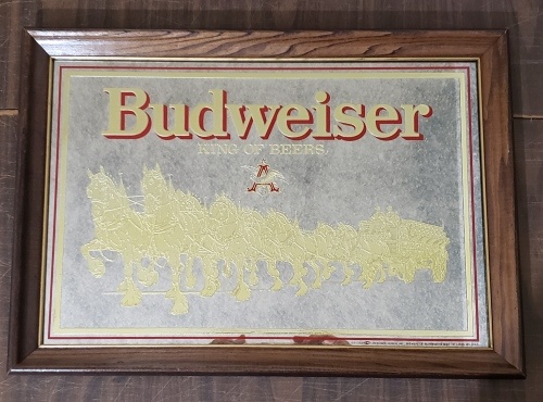 Budweiser Beer Clydesdale Mirror