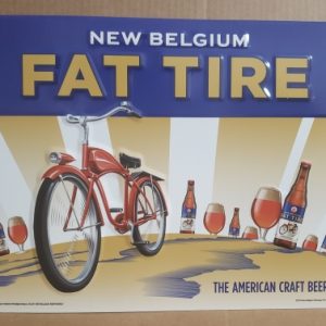 Fat Tire Beer Tin Sign