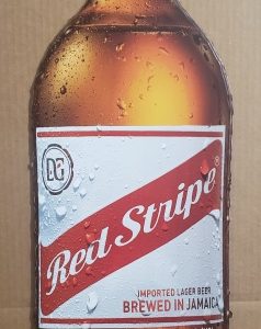 Red Stripe Beer Tin Sign