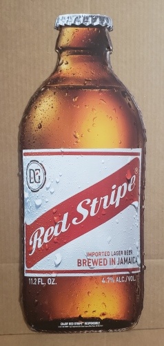 Red Stripe Beer Tin Sign