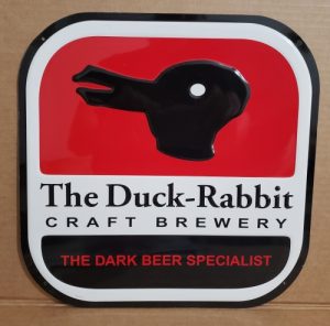The Duck Rabbit Beer Tin Sign the duck rabbit beer tin sign The Duck Rabbit Beer Tin Sign theduckrabbitcraftbrewerytin 300x296