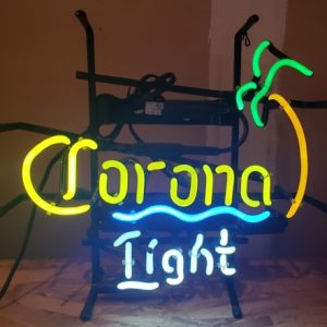 Corona Light Mini Palm Neon Sign