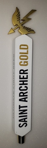 Saint Archer Gold Beer Tap Handle