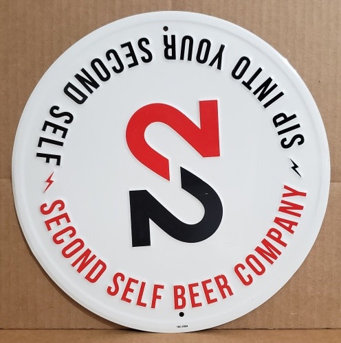 Second Self Beer Tin Sign