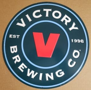 Victory Beer Tin Sign  Victory Beer Tin Sign victorybrewingcotinscratch 300x295