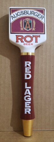 Augsburger Red Lager Tap Handle