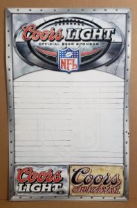 Coors Light Beer NFL Tin Sign coors light beer nfl tin sign Coors Light Beer NFL Tin Sign coorscoorslightnfl2003tin 198x300