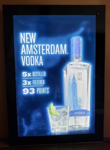 New Amsterdam Vodka LED Sign