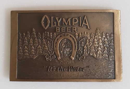 Olympia Beer Belt Buckle