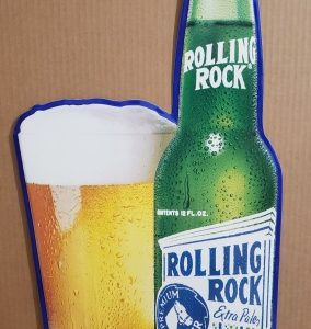 Rolling Rock Beer Tin Sign