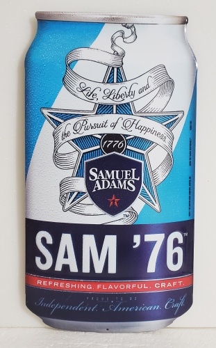 Samuel Adams 76 Beer Tin Sign