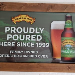 Sierra Nevada Pale Ale Sign