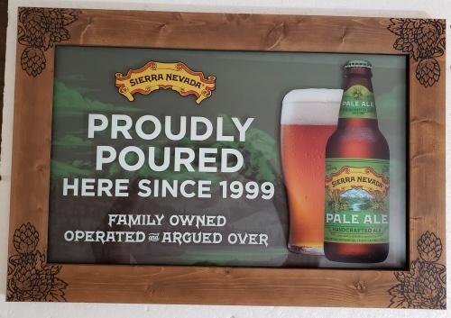 Sierra Nevada Pale Ale Sign