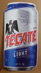 Tecate Light Beer Tin Sign tecate light beer tin sign Tecate Light Beer Tin Sign tecatelightcantin 169x300