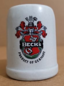 Becks Beer Mini Stein becks beer mini stein Becks Beer Mini Stein becksproductofgermanyministein 222x300