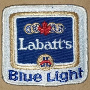 Labatts Blue Light Beer Uniform Patch